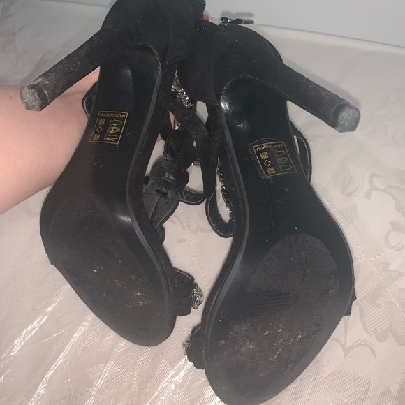 Black with diamond heels - Picture 4 of 4